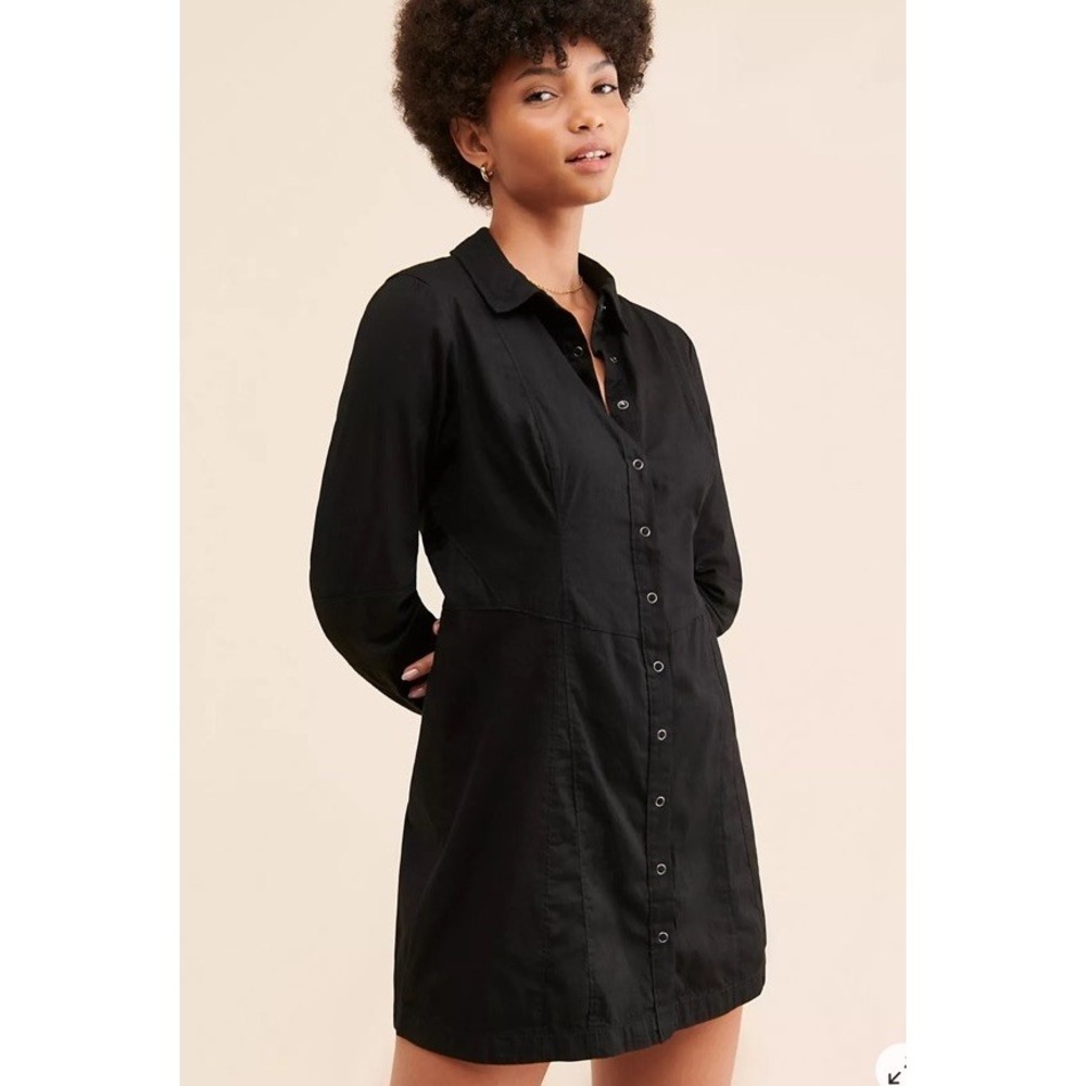 Free People Black Mini Dress